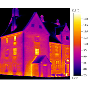 Проверка фасада здания тепловизором