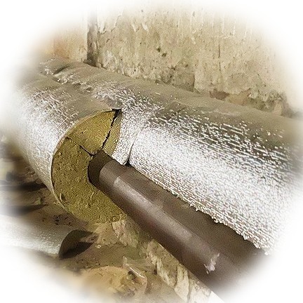 Теплова ізоляція труб у підвалі